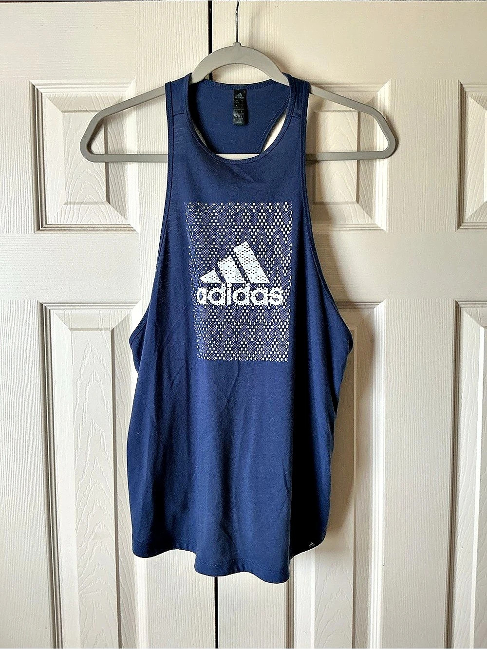 Adidas Women's Athletic Tank Top Blue Size Large